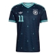 Billige Fotballdrakt Tyskland Nick Woltemade #11 Replika Bortedrakt VM 2026 Kortermet Billige Fotballdrakt Tyskland Nick Woltemade #11 Replika Bortedrakt VM 2026 Kortermet